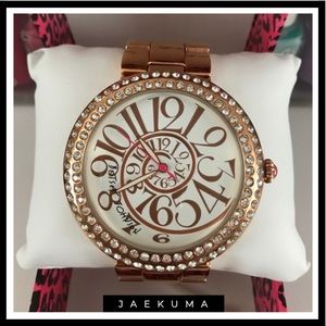 Betsey Johnson “Swirl” Oversized Dial Watch